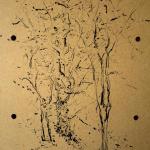 carita-savolainen-tree-6-30cm-x-40cm-ink-on-wood-frame-2015
